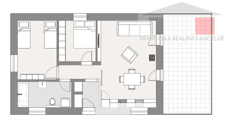 Prodej rodinného domu, Březno, 59 m2