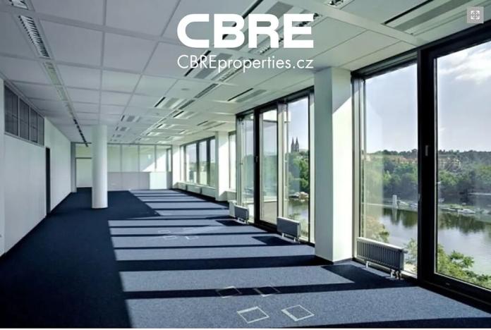 Pronájem kanceláře, Praha - Smíchov, Moulíkova, 570 m2