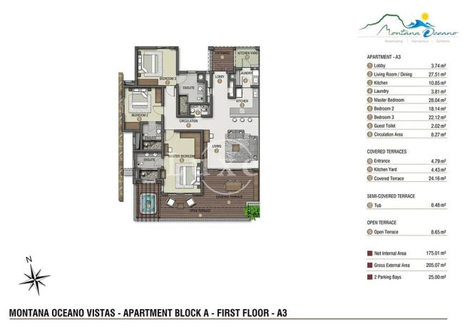 Prodej bytu 4+kk, Petite Case Noyale, Mauricius, 175 m2