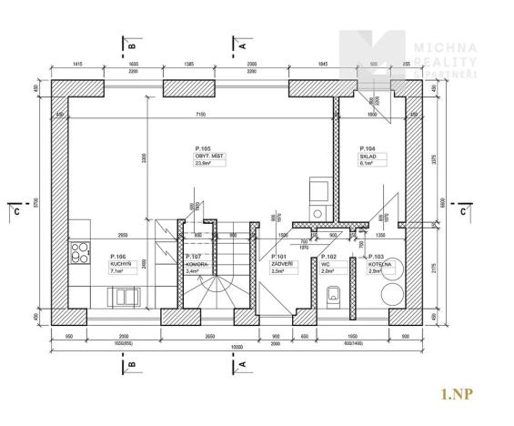 Prodej rodinného domu, Kunštát, Sadová, 95 m2