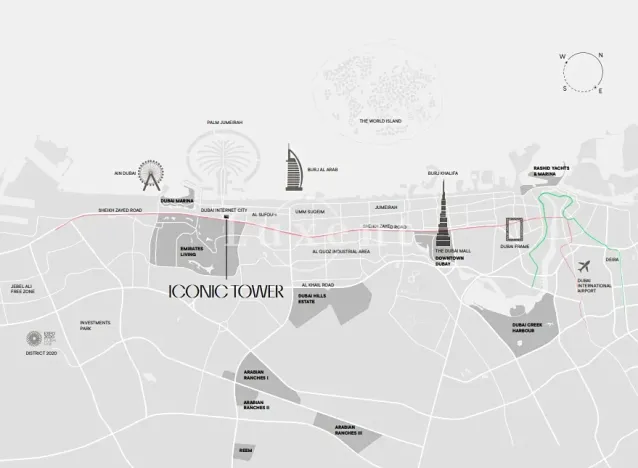 Prodej bytu 3+kk, Dubaj, Spojené arabské emiráty, 118 m2