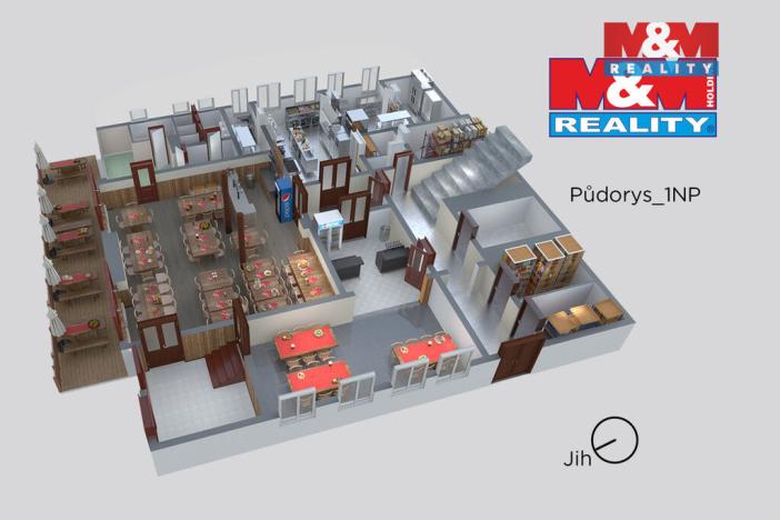 Prodej restaurace, Děčín - Děčín IV-Podmokly, Teplická, 1000 m2