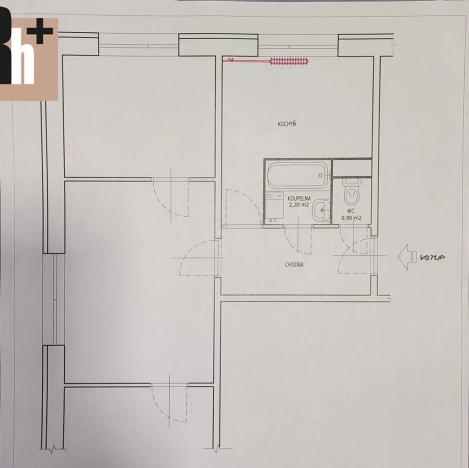 Prodej bytu 3+1, Orlová, Lesní, 56 m2