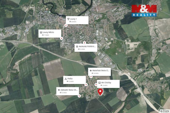 Prodej pozemku pro bydlení, Cítoliby, 1007 m2