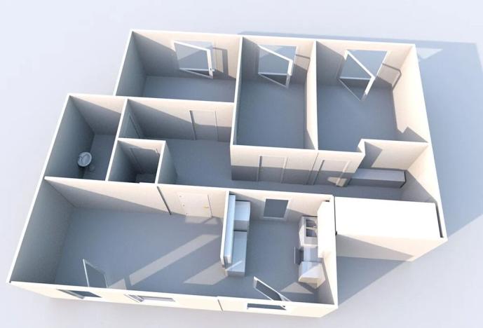 Pronájem bytu 4+kk, Praha - Prosek, Stoupající, 95 m2