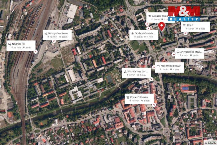 Prodej bytu 2+1, Valašské Meziříčí - Krásno nad Bečvou, Sušilova, 53 m2