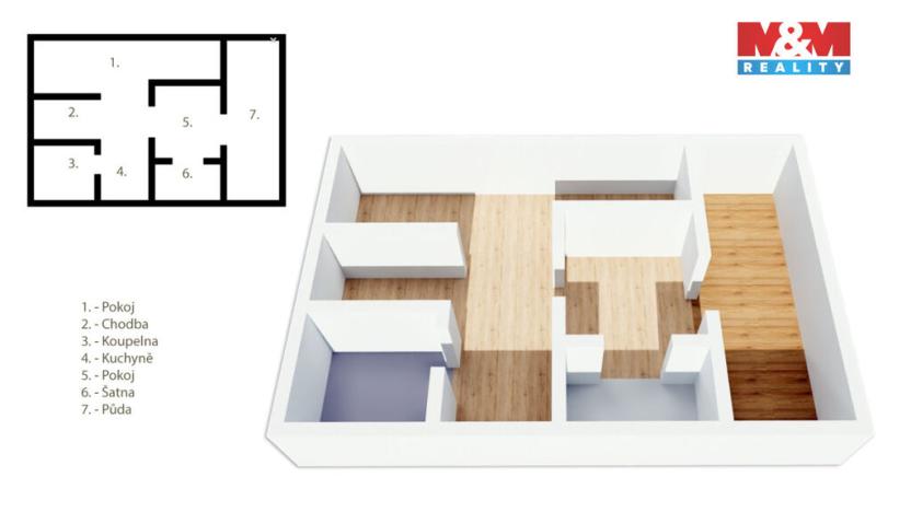 Prodej zemědělské usedlosti, Hlinsko - Blatno, 158 m2