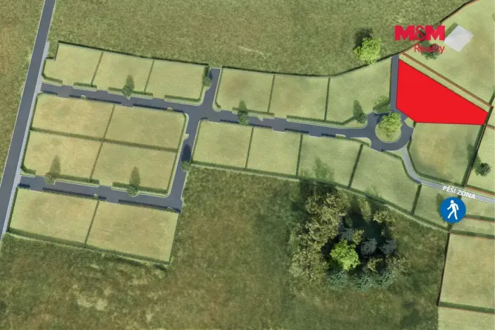 Prodej pozemku pro bydlení, Nová Ves, 993 m2