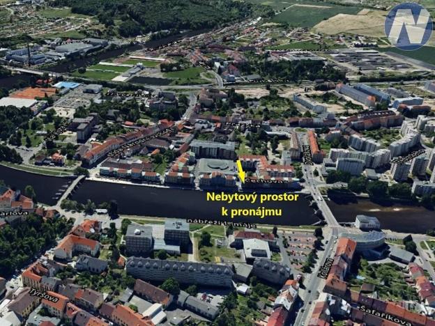 Pronájem obchodního prostoru, Písek, Čechova, 50 m2