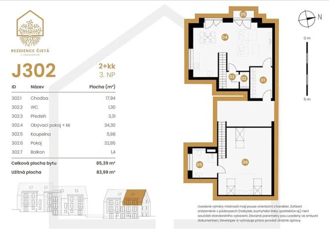 Prodej bytu 2+kk, Černý Důl, 85 m2