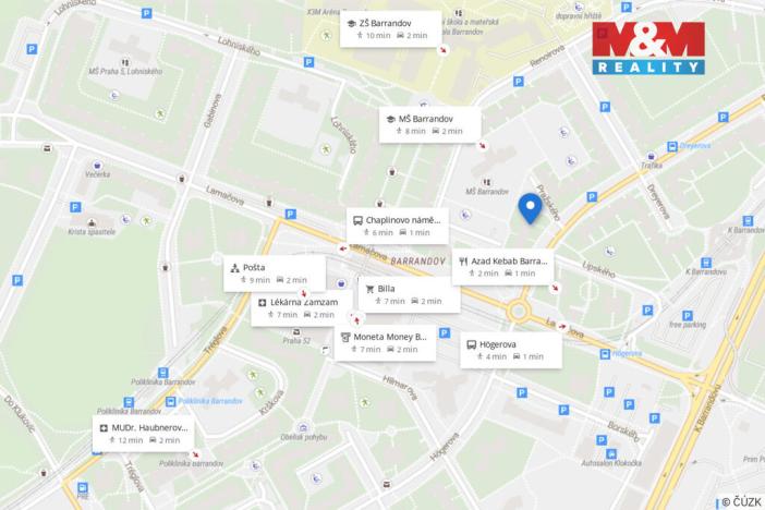 Prodej bytu 2+kk, Praha - Hlubočepy, Pražského, 48 m2