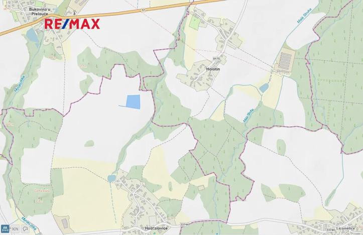 Prodej pole, Hošťalovice, 9548 m2