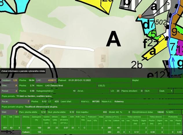 Prodej lesa, Železný Brod, 2693 m2