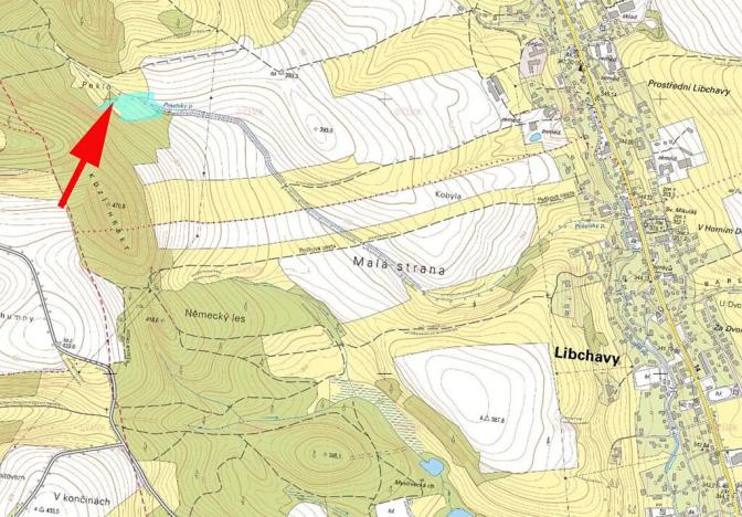 Prodej louky, Libchavy, 3530 m2