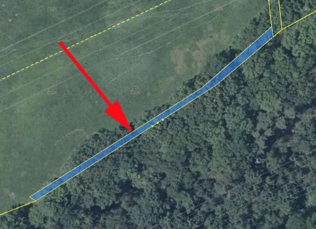 Prodej louky, Kozly, 313 m2