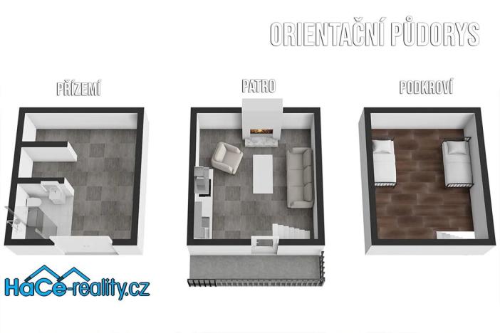 Prodej chaty, Kostelec nad Orlicí, 55 m2