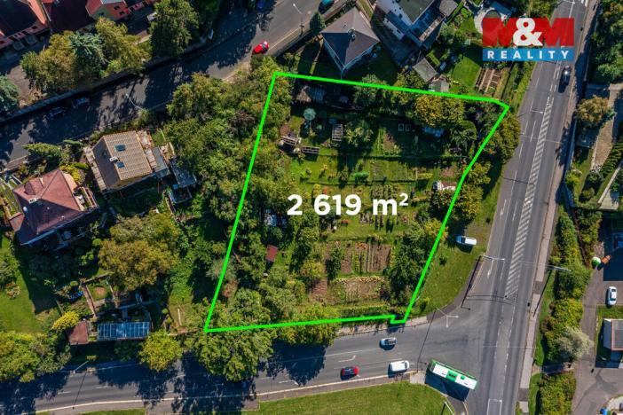 Prodej pozemku pro bydlení, Ústí nad Labem - Střekov, 2619 m2