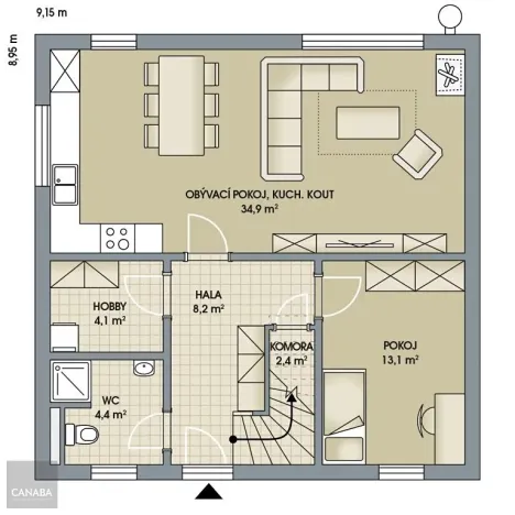 Prodej rodinného domu, Písková Lhota, Zámková, 138 m2