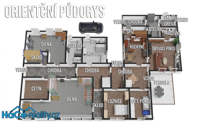 Prodej rodinného domu, Újezd u Chocně, 170 m2