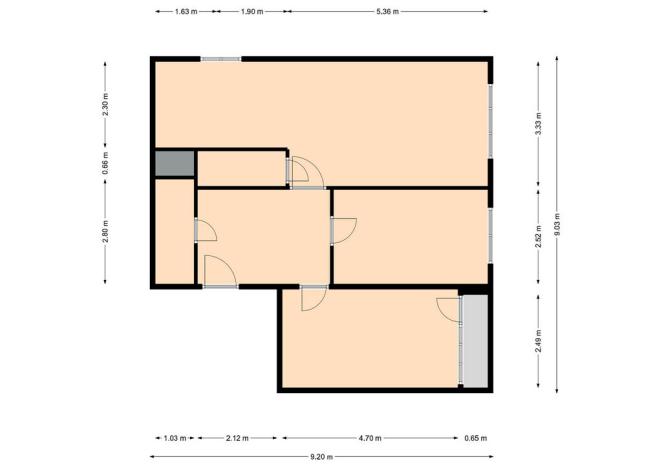Pronájem bytu 3+kk, Rakovník - Rakovník II, Pražská, 61 m2
