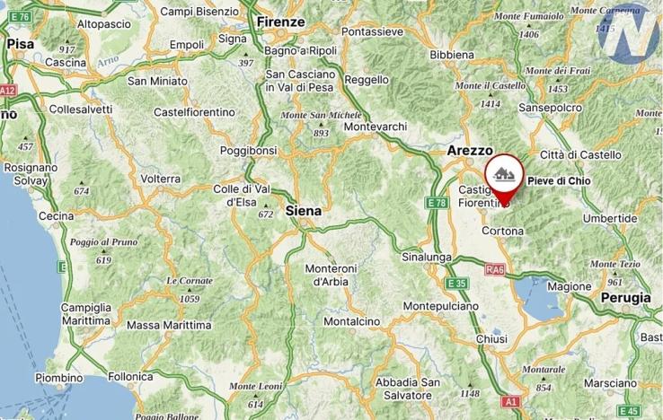 Prodej vily, Castiglion Fiorentino, Itálie, 262 m2