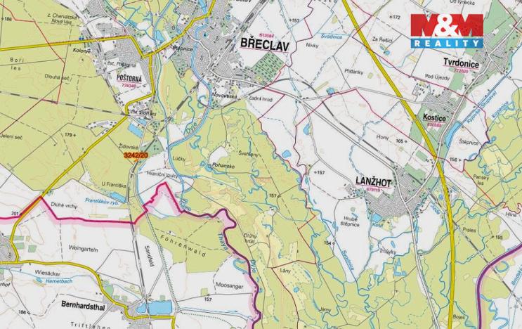 Prodej lesa, Břeclav, 261 m2