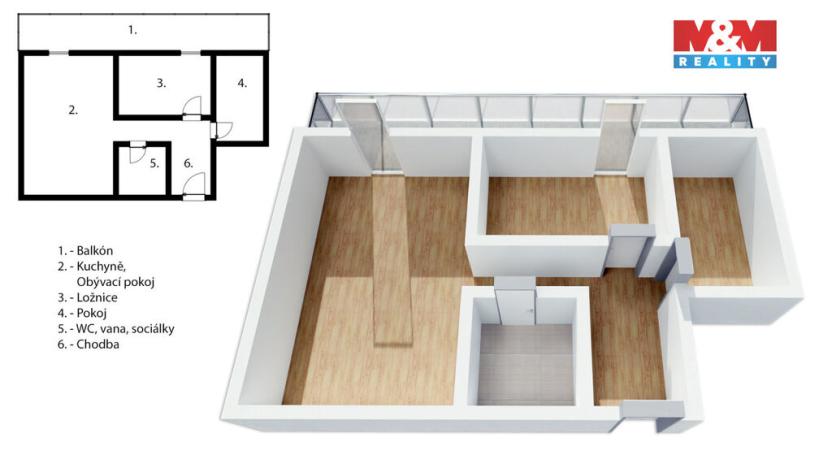 Prodej bytu 3+1, Frýdek-Místek - Frýdek, Na Aleji, 64 m2