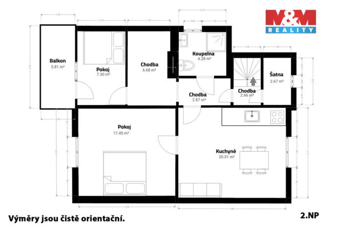 Prodej rodinného domu, Klatovy - Klatovy III, Domažlická, 85 m2
