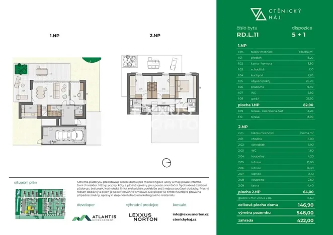 Prodej rodinného domu, Přezletice, Hrušková, 147 m2
