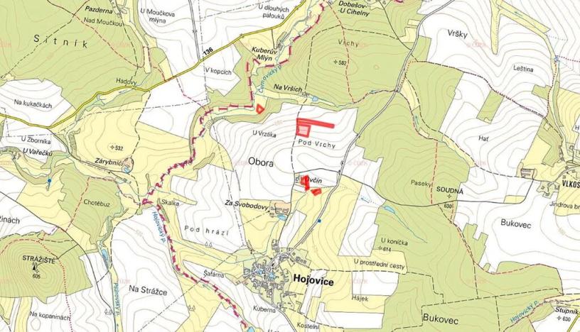Prodej pole, Hojovice, 23594 m2