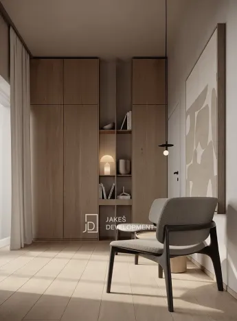 Pronájem bytu 2+kk, Únětice, Rýznerova, 47 m2