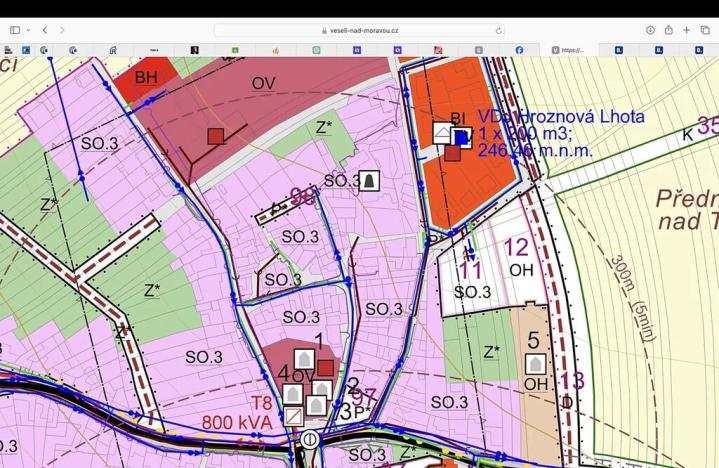 Prodej pozemku pro bydlení, Hroznová Lhota, 1303 m2