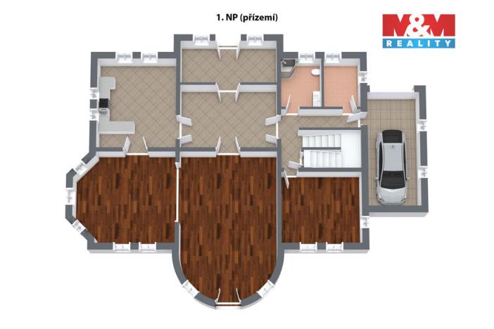 Prodej rodinného domu, Nová Role - Mezirolí, 376 m2