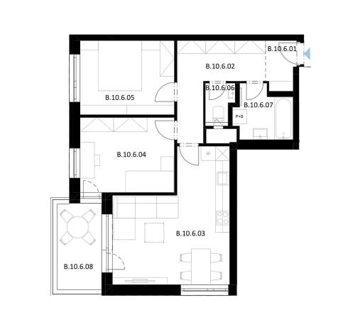 Prodej bytu 3+kk, Pardubice, Jozefa Gabčíka, 65 m2