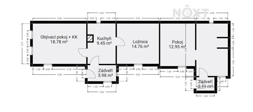 Prodej rodinného domu, Stojice, 76 m2