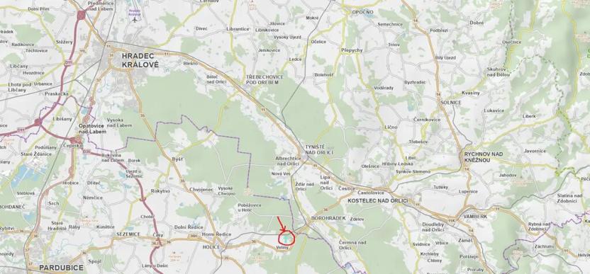 Prodej pozemku, Veliny, 50855 m2