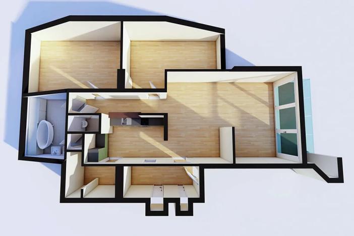 Pronájem bytu 3+kk, Brno, Skřivanova, 111 m2