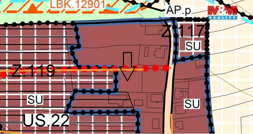 Prodej pozemku pro bydlení, Borovany - Trocnov, 834 m2