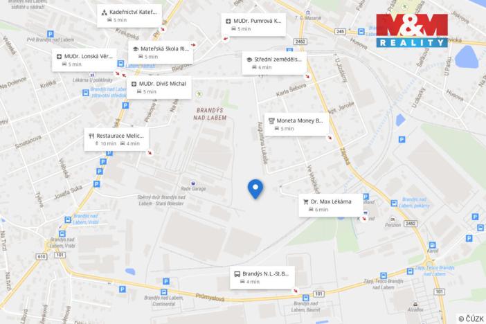 Prodej bytu 3+kk, Brandýs nad Labem-Stará Boleslav - Brandýs nad Labem, Augustina Lukeše, 73 m2