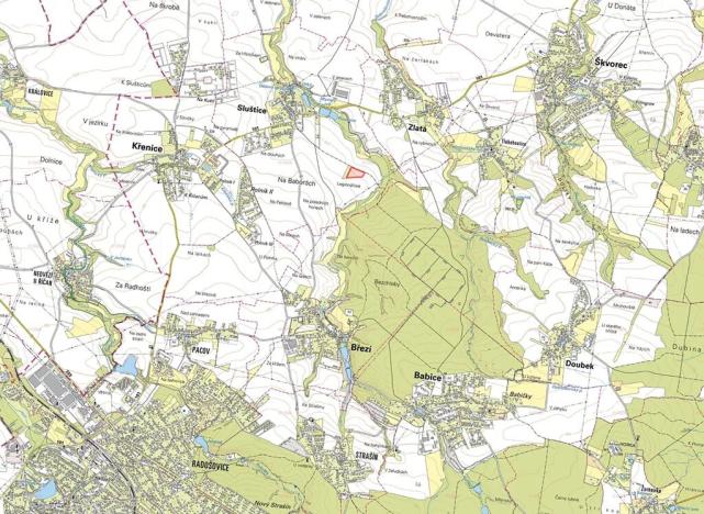 Prodej pole, Sluštice, 13691 m2