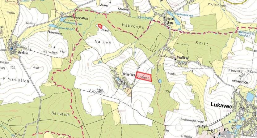 Prodej podílu pole, Načeradec, 22280 m2