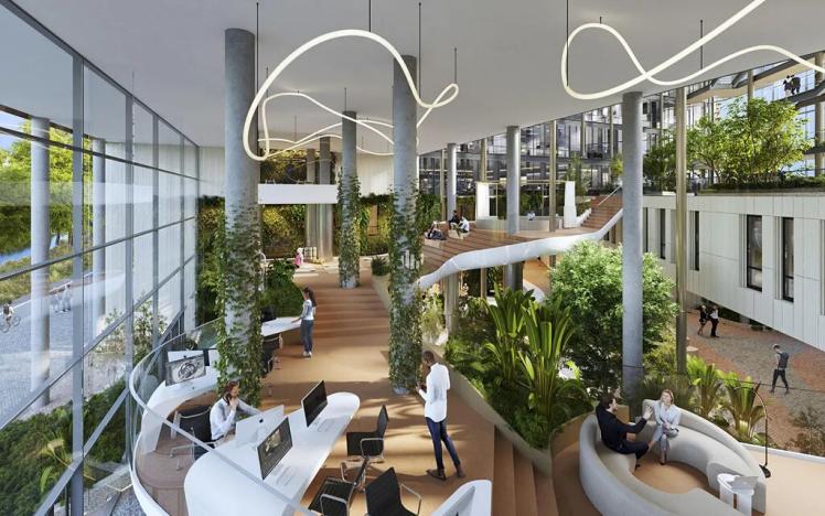 Pronájem kanceláře, Praha - Karlín, Karolinská, 800 m2