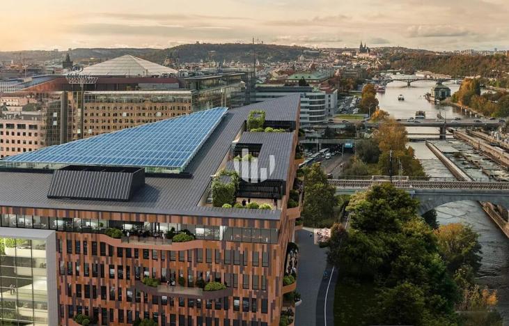 Pronájem kanceláře, Praha - Karlín, Karolinská, 400 m2