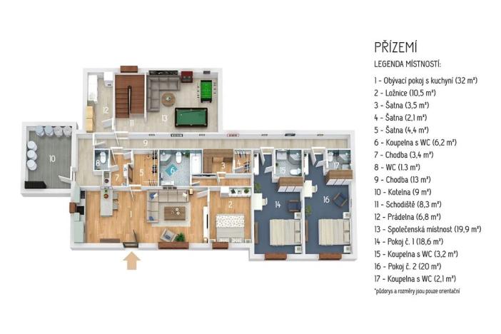 Prodej ubytování, Strážné, 450 m2