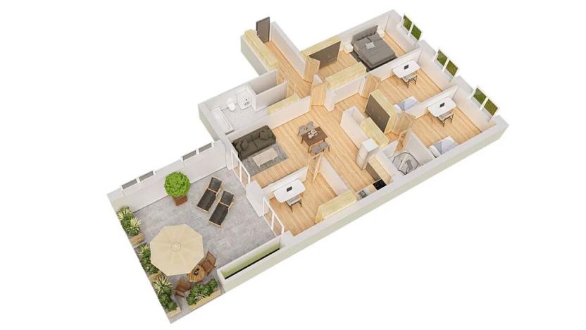 Prodej bytu 5+kk, Praha - Hostavice, Českobrodská, 119 m2