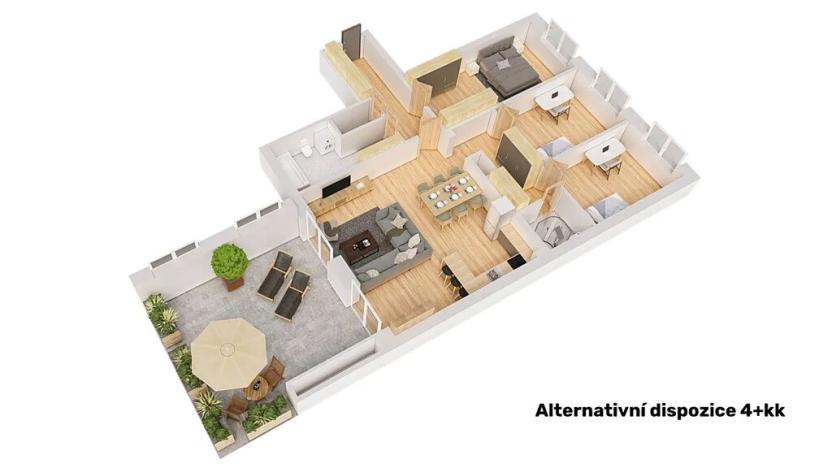 Prodej bytu 5+kk, Praha - Hostavice, Českobrodská, 119 m2