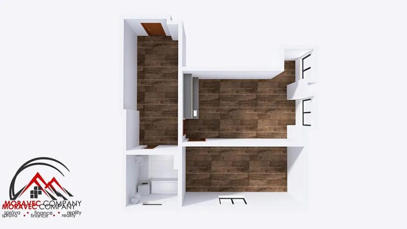 Pronájem bytu 2+kk, Ostrava, Palackého, 77 m2