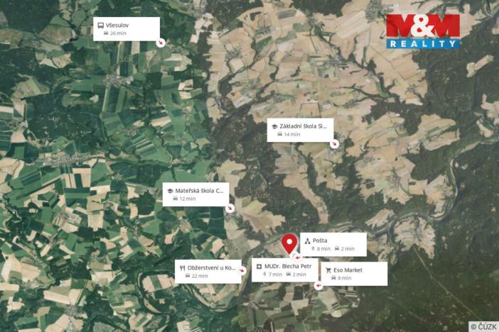 Prodej chalupy, Zvíkovec, 37 m2