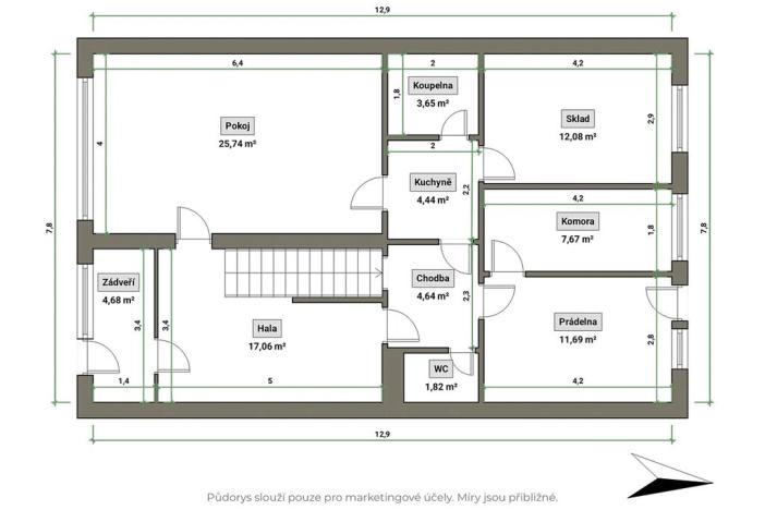 Prodej rodinného domu, Otrokovice, Čechova, 226 m2
