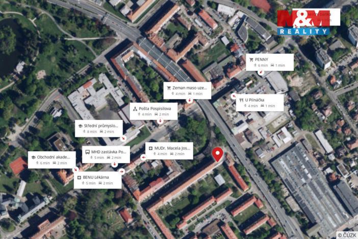 Prodej bytu 2+kk, Hradec Králové, Bidlova, 54 m2